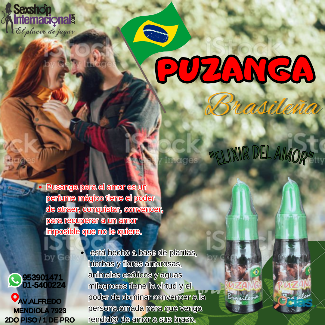 PUZANGA PERFUME DEL AMOR SEXSHOP LOS OLIVOS